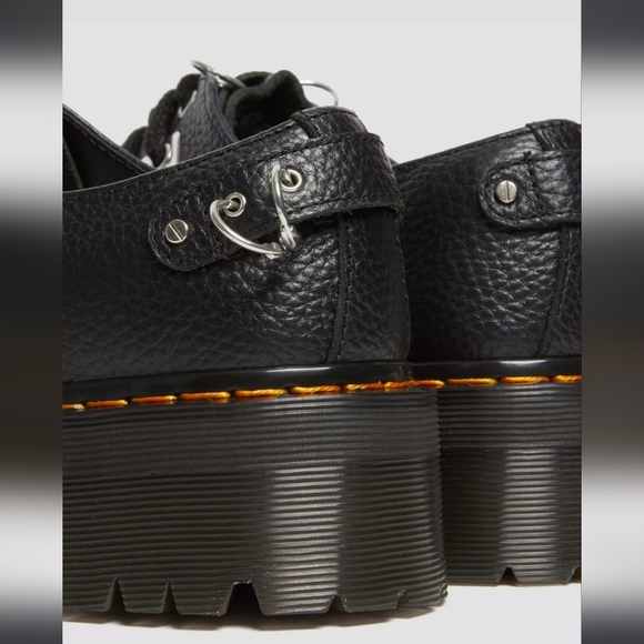 Dr. Martens 1461 Piercing Milled Nappa Leather Platform Shoes - Picture 5 of 5